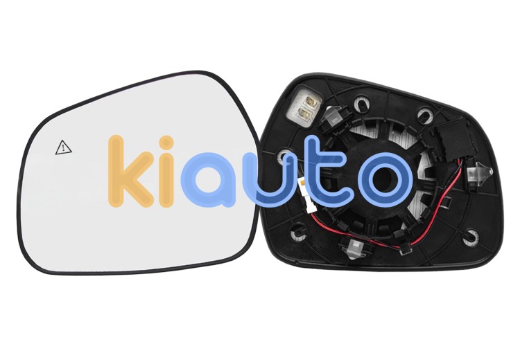 Cristal espejo retrovisor kia sorento 2020-2024 con soporte / termico / side assist / convexo / izquierdo