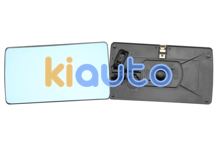 Cristal espejo retrovisor mercedes clase e (w124) 1984-1995 con soporte / plano / azul / izquierdo OE A2018100121 / 1248100121