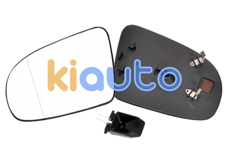 Cristal espejo retrovisor opel corsa b 1993-2000 con soporte / asferico / izquierdo OE 90482051