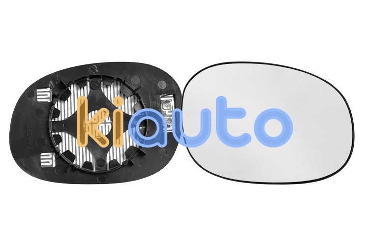 Cristal espejo retrovisor peugeot 1007 2004-2010 con soporte / termico / convexo / derecho OE 8151GF