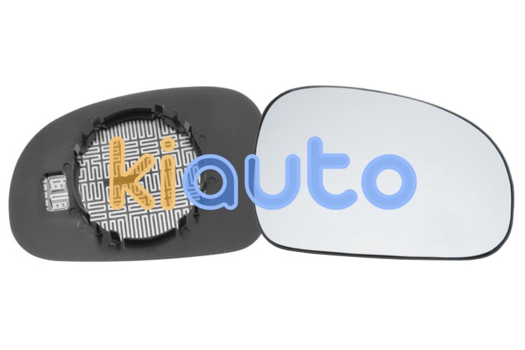 Cristal espejo retrovisor peugeot 406 1999-2004 con soporte / termico / convexo / azul / derecho OE 8151T3