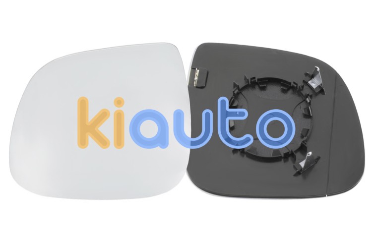 Cristal espejo retrovisor volkswagen amarok 2010-2016 con soporte diametro 84mm / termico / convexo / izquierdo OE 7E1857521M / 2H0857521E