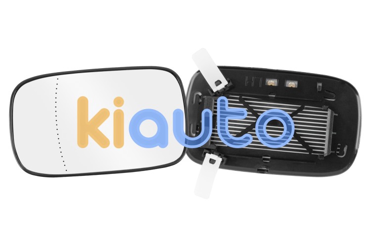 Cristal espejo retrovisor volvo c70 2005-2007 con soporte / termico / asferico izquierdo OE 8679827