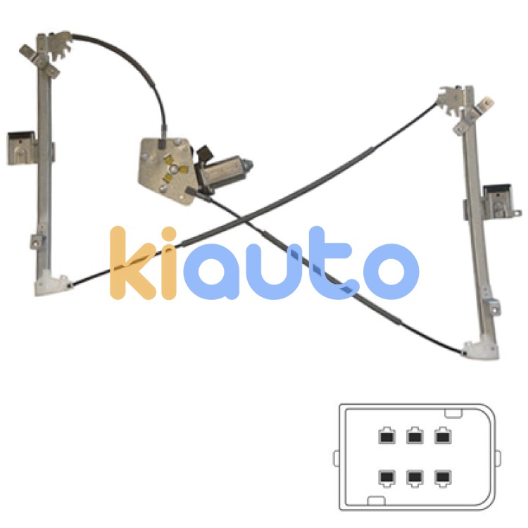 Elevalunas land rover freelander 2003-2006 electrico / con motor / 2 pins / trasero central OE CVH101150