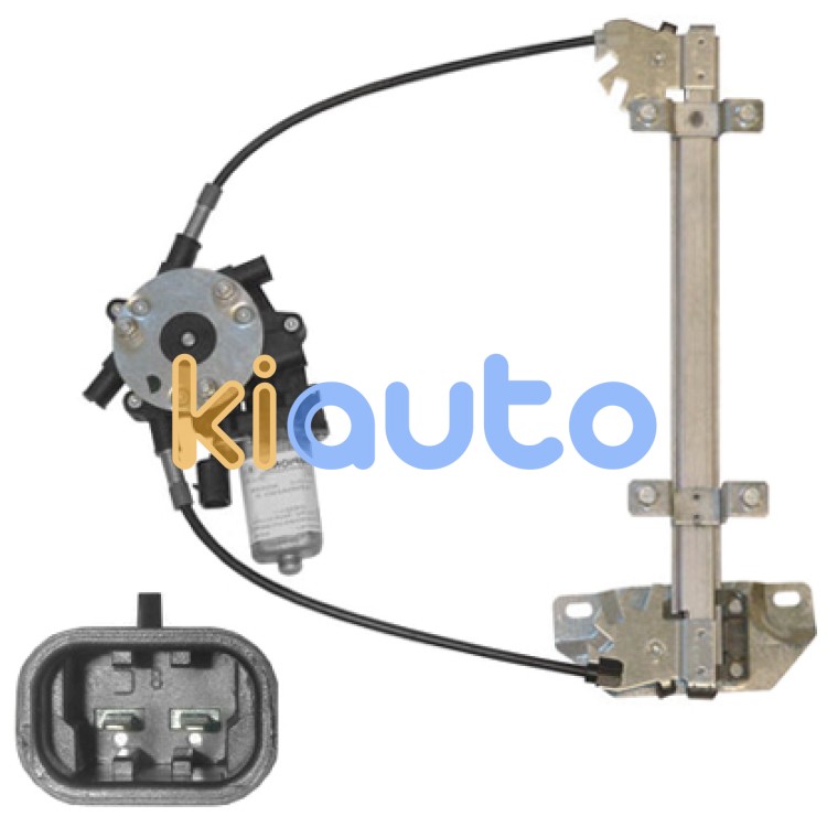 Elevalunas nissan terrano 2002-2004 electrico / con motor / 2 pins / trasero derecho OE 827008F300 / 827002X400 / 807200F610