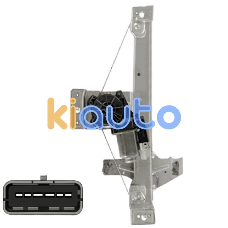 Elevalunas peugeot 207 2007-2009 familiar / electrico / con motor / confort / trasero derecho OE 9224C9