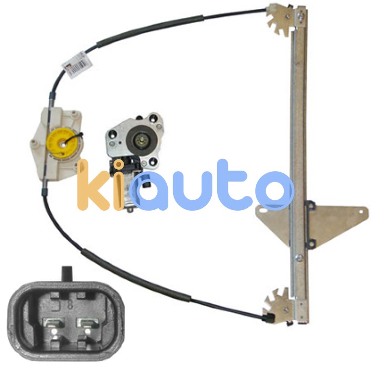 Elevalunas peugeot 307 2005-2007 3 puertas / electrico / con motor / 2 pins / delantero derecho OE 9637139380 / 9222K0