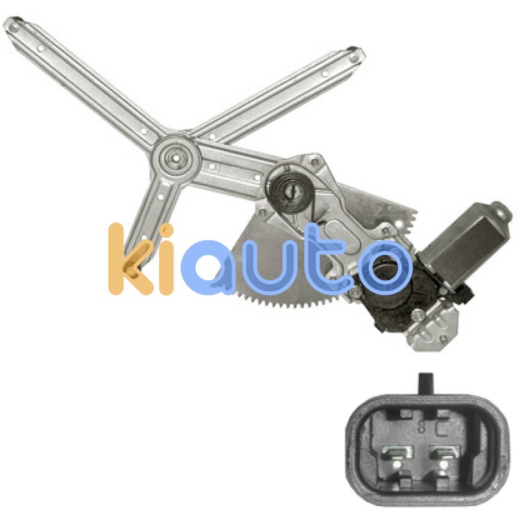 Elevalunas peugeot 309 1986-1993 4 puertas / electrico / con motor / 2 pins / delantero izquierdo OE 922169