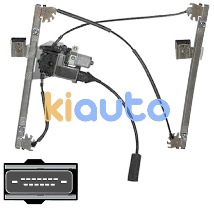 Elevalunas volkswagen golf iii 1992-1997 electrico / con motor / confort / 15 pins / delantero derecho OE 1H0837462A / 1H0837462C