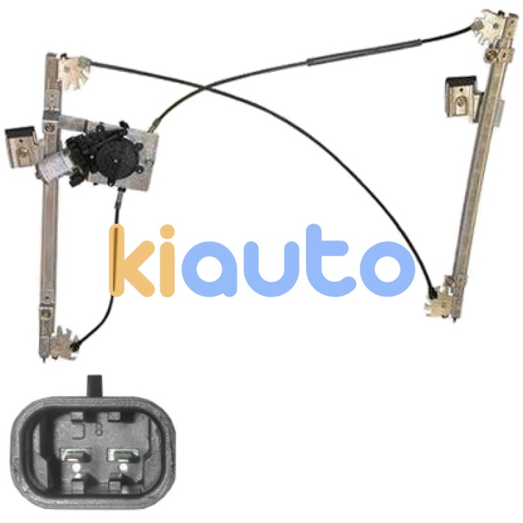 Elevalunas volkswagen polo 1995-1999 3 puertas / electrico / con motor / 2 pins / delantero derecho OE 6N3837461 / 6N3837461A