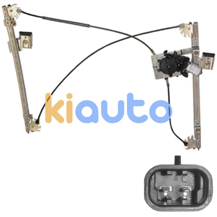 Elevalunas volkswagen polo 1999-2001 3 puertas / electrico / con motor / 2 pins / delantero izquierdo OE 6N3837461 / 6N3837461A