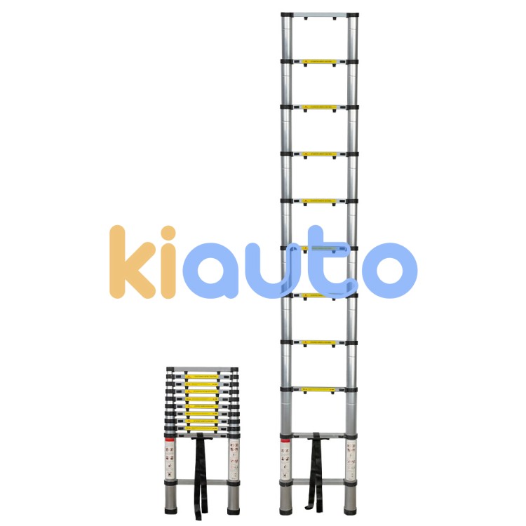 Escalera telescópica 10 peldaños