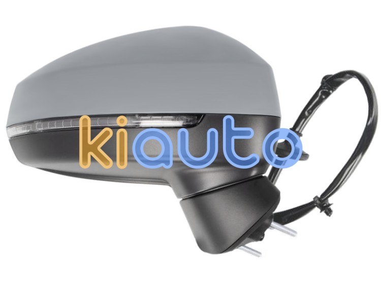 Espejo retrovisor audi a3 2016-2020 4 puertas / electrico / termico / piloto intermitente / abatible electricamente / side assist / memoria / imprimado / derecho OE 8V5857410F9B9 / 8V1949146 / 8V0857536E