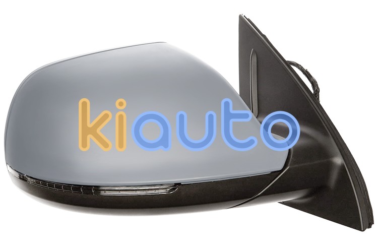 Espejo retrovisor audi q7 2009-2015 electrico / termico / piloto intermitente / luz cortesia / abatible electricamente / memoria / side assist / imprimado / derecho OE 8R0857536F / 4L1857410CL01C / 4L0949102A