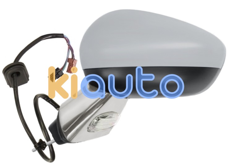 Espejo retrovisor citroen c3 2009-2013 electrico / base cromada / termico / abatible electricamente / carcasa imprimada / izquierdo OE 8154AZ / 8151PN / 8151RV