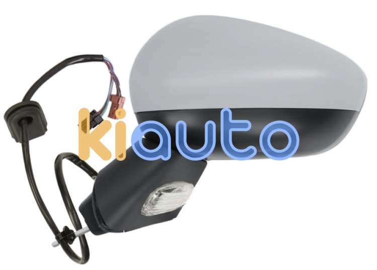 Espejo retrovisor citroen c3 2009-2013 electrico / base negra / termico / abatible electricamente / carcasa imprimada / izquierdo OE 8154AZ / 8151PN / 8151RV
