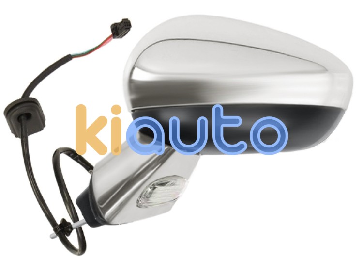 Espejo retrovisor citroen c3 2013-2016 electrico / base cromada / termico / carcasa cromada izquierdo OE 8154AS / 8151PN / 8151RV