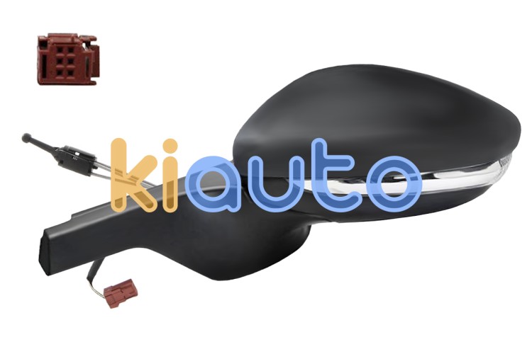 Espejo retrovisor citroen c3 2016-2018 conector rojo / mecanico / piloto intermitente / izquierdo OE 98128565XT / 16075127XT / 1607512580