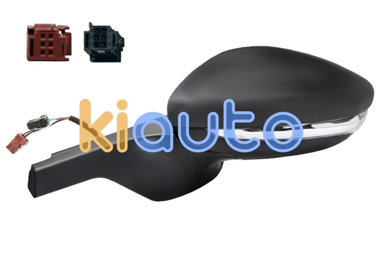 Espejo retrovisor citroen c3 2016-2018 conector rojo/negro / electrico / termico / piloto intermitente / izquierdo OE 98128563XT / 16075127XT