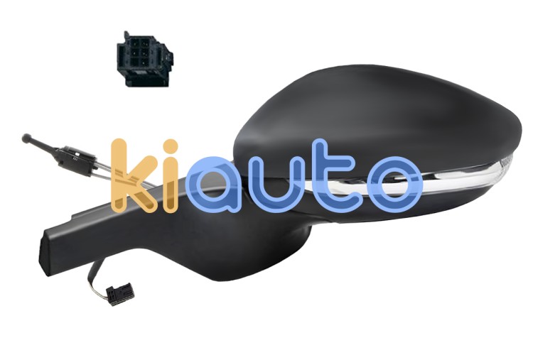 Espejo retrovisor citroen c3 2020-2024 conector negro / mecanico / piloto intermitente / izquierdo OE 98267135XT / 16075127XT / 1607512580
