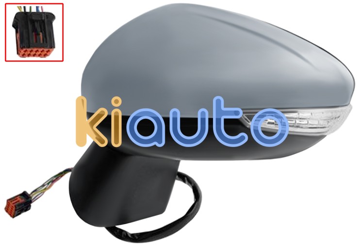 Espejo retrovisor citroen c3 aircross 2017-2020 electrico / termico / piloto intermitente / imprimado / izquierdo OE 98179853XT / 1609431380