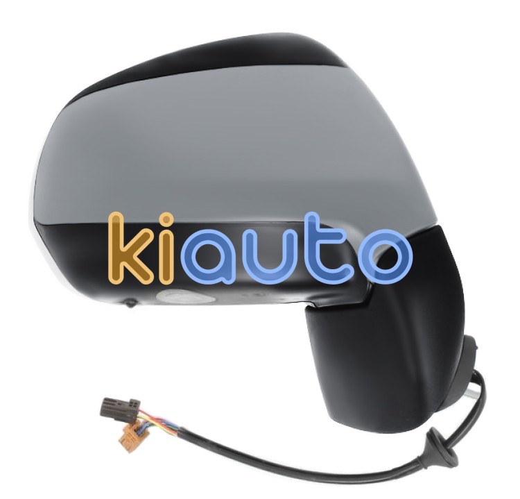 Espejo retrovisor citroen c3 picasso 2012-2017 base negro glossy / electrico / termico / luz cortesia / abatible electricamente / 11 pins / con sonda / imprimado / derecho OE 1609347580