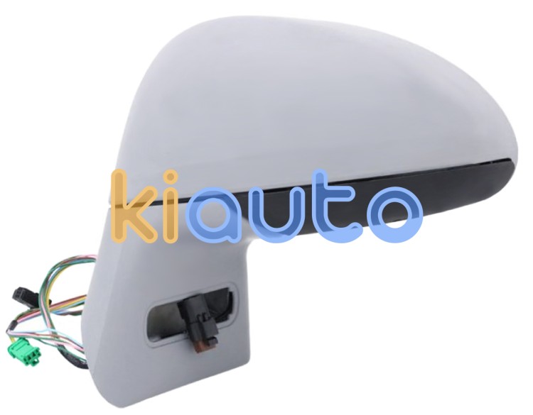 Espejo retrovisor citroen c4 2008-2010 electrico / termico / abatible electricamente / asferico / azul / imprimado / izquierdo OE 8149YR