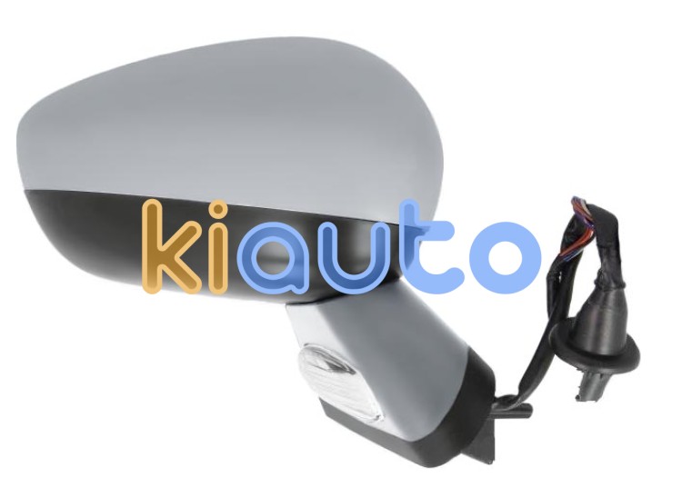 Espejo retrovisor citroen c4 2010-2011 electrico / base imprimada / termico / luz cortesia / abatible electricamente / con sonda / carcasa imprimada / derecho OE 8154SV / 1608318780 / 1607031780