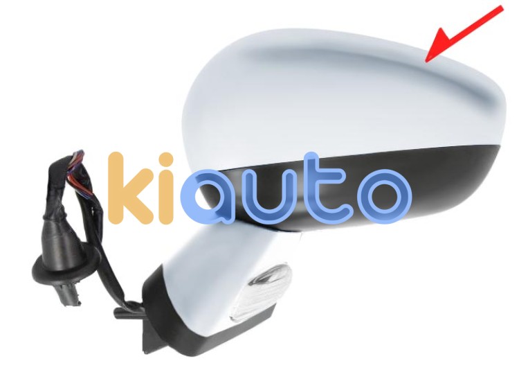 Espejo retrovisor citroen c4 2011-2018 electrico / base cromada / termico / luz cortesia / abatible electricamente / memoria / carcasa cromada / izquierdo OE 1608534680 / 98002355VV / 96721213VV