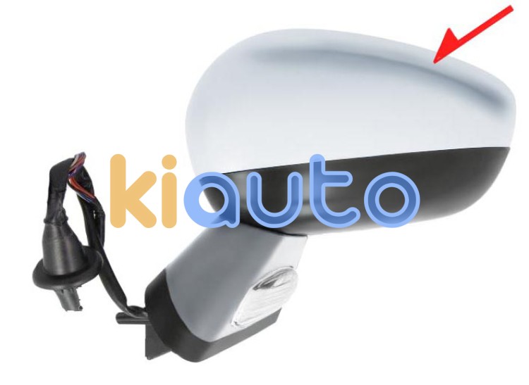 Espejo retrovisor citroen c4 2011-2018 electrico / base imprimada / termico / luz cortesia / abatible electricamente / memoria / side assist / carcasa cromada / izquierdo OE 1608534780 / 98002355VV