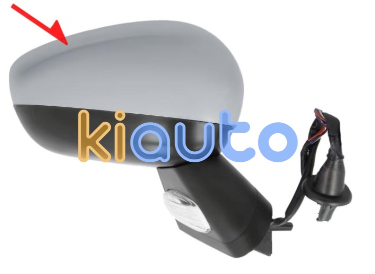 Espejo retrovisor citroen c4 2011-2018 electrico / base negra / termico / con sonda / carcasa imprimada / derecho OE 1608534080