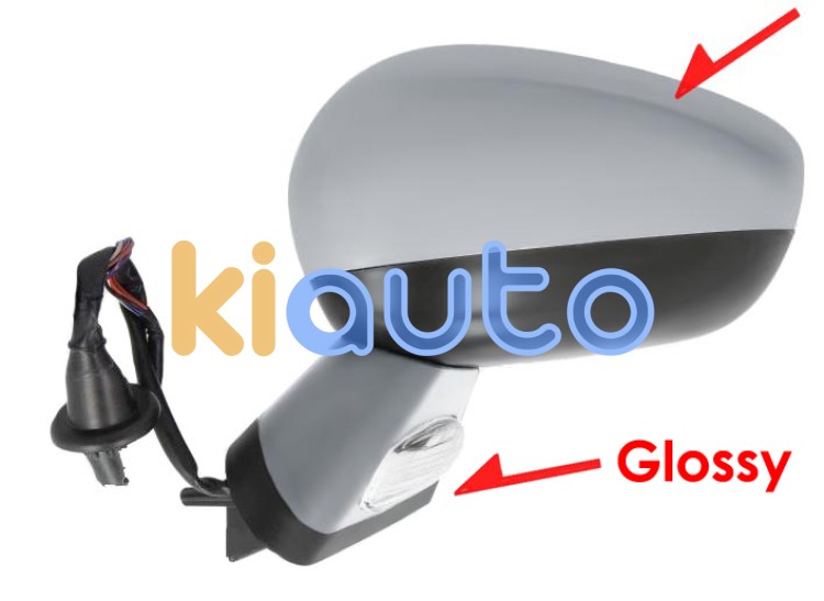 Espejo retrovisor citroen ds4 2011-2015 carcasa con pliege / negro glossy / electrico / base imprimada / termico / luz cortesia / abatible electricamente / memoria / carcasa imprimada / izquierdo OE 1608535480