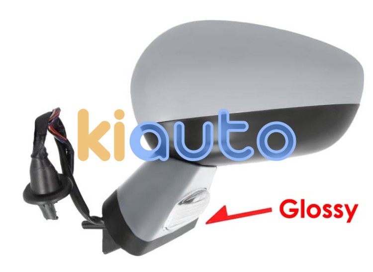 Espejo retrovisor citroen ds4 2011-2011 negro glossy / electrico / base imprimada / termico / luz cortesia / abatible electricamente / memoria / carcasa imprimada / izquierdo OE 1607031980