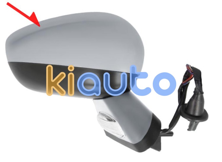 Espejo retrovisor citroen ds4 crossback 2015-2019 carcasa con pliege / electrico / base imprimada / termico / luz cortesia / abatible electricamente / con sonda / carcasa imprimada / derecho OE 1608534980