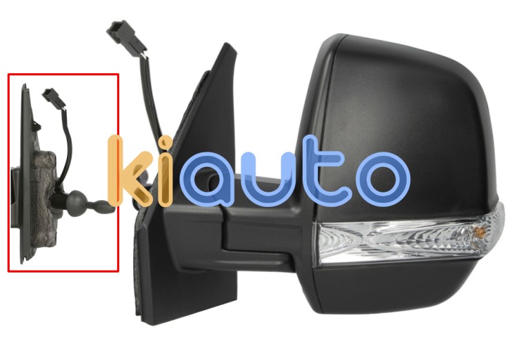 Espejo retrovisor fiat doblo 2010-2015 cargo / mecanico / piloto intermitente / izquierdo OE 735497885 / 735497892 / 735528048