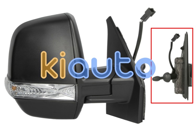 Espejo retrovisor fiat doblo 2010-2015 cargo / mecanico / piloto intermitente / con sonda / derecho OE 0735528035 / 0735497926 / 0735518971