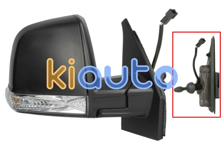 Espejo retrovisor fiat doblo 2010-2015 combi / panorama / mecanico / piloto intermitente / derecho OE 735497928 / 735528038 / 735497875