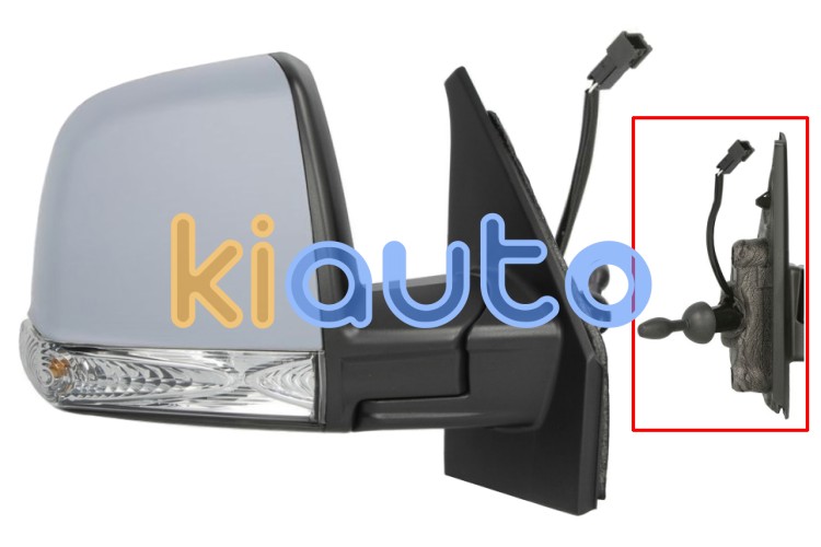 Espejo retrovisor fiat doblo 2010-2015 combi / panorama / mecanico / piloto intermitente / imprimado / derecho OE 735497881 / 735497875 / 735528045