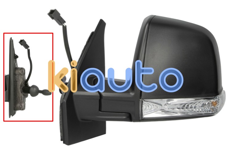 Espejo retrovisor fiat doblo 2010-2015 combi / panorama / mecanico / piloto intermitente / izquierdo OE 1426777 / 735497928 / 735528054