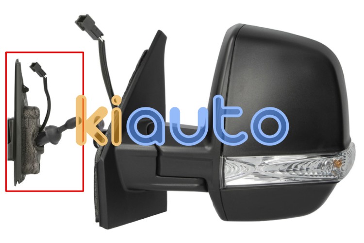 Espejo retrovisor fiat doblo 2015-2022 cargo / mecanico / piloto intermitente / izquierdo OE 0735497926 / 735668189