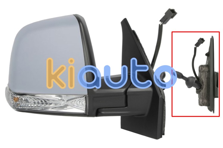 Espejo retrovisor fiat doblo 2015-2022 combi / panorama / mecanico / piloto intermitente / imprimado / derecho OE 0735512764 / 735668188