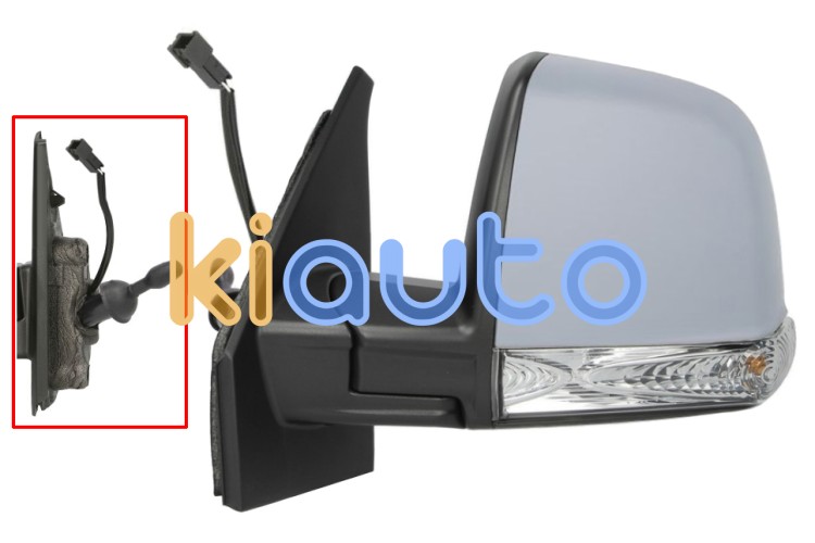 Espejo retrovisor fiat doblo 2015-2022 combi / panorama / mecanico / piloto intermitente / imprimado / izquierdo OE 0735512765 / 735668190