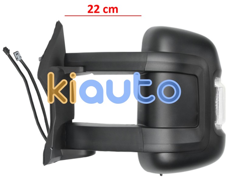 Espejo retrovisor fiat ducato 2014-> brazo 22cm / manual / piloto intermitente blanco (wy5w) / 2 cristales / con sonda / izquierdo OE 8153Y4 / 735424440