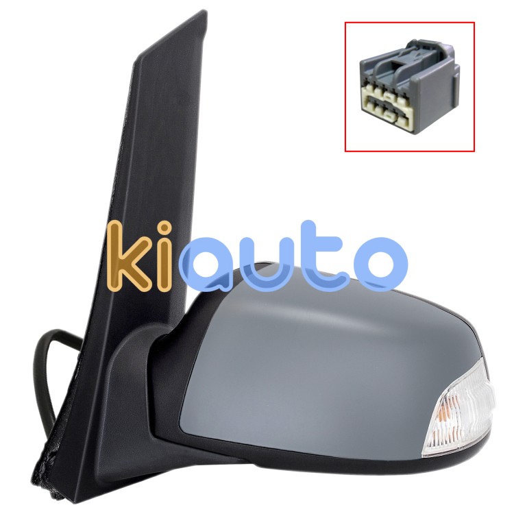 Espejo retrovisor ford c-max 2007-2010 electrico / termico / piloto intermitente / luz cortesia / imprimado / izquierdo OE 1381872 / 3M5117683CL / 1524493