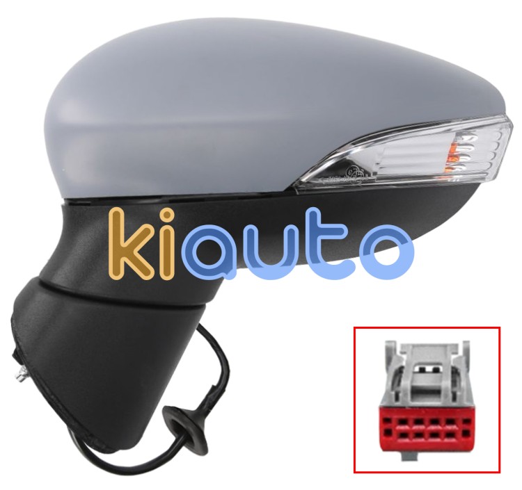 Espejo retrovisor ford fiesta 2008-2013 electrico / piloto intermitente / asferico / imprimado / izquierdo OE 1542399 / 8A6117683ED5YYW / 1514088