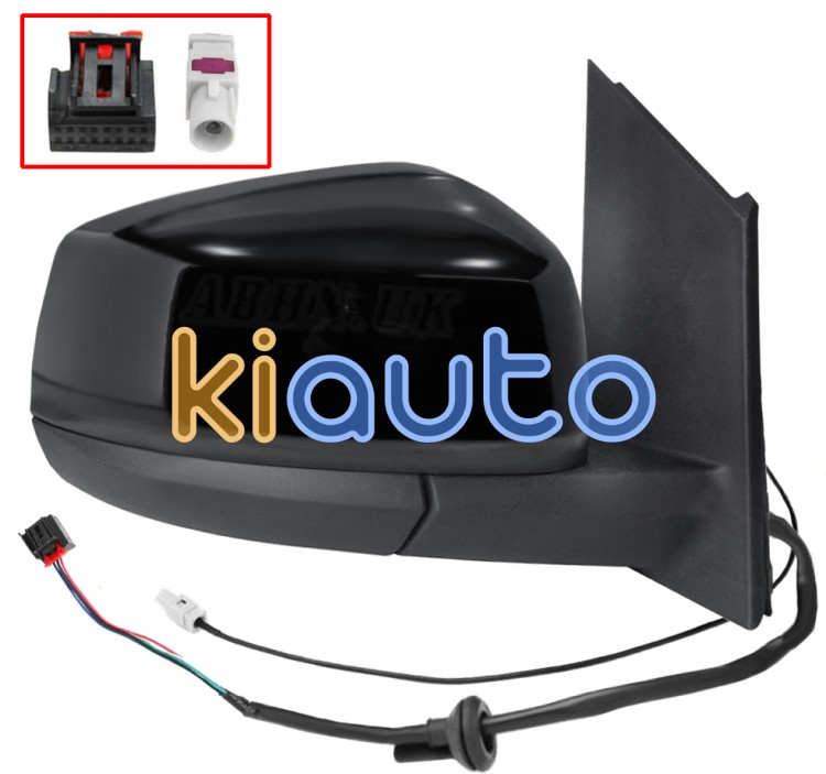 Espejo retrovisor ford tourneo connect 2022-> electrico / termico / abatible electricamente / antena / negro glossy / derecho OE 2613224 / 2556547 / 2K7857522B