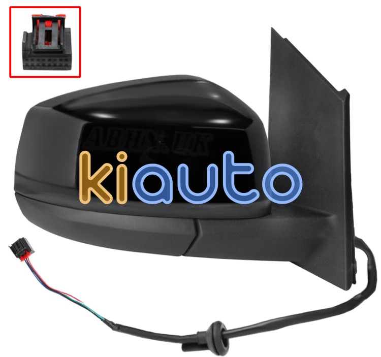 Espejo retrovisor ford tourneo connect 2022-> electrico / termico / abatible electricamente / negro glossy / derecho OE 2613224 / 2K7857408K / 2K7857522B