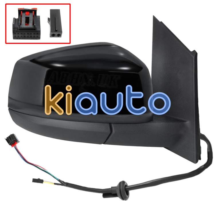 Espejo retrovisor ford tourneo connect 2022-> electrico / termico / abatible electricamente / side assist / negro glossy / derecho OE 2K7949146 / 2K7857528B / 2613236