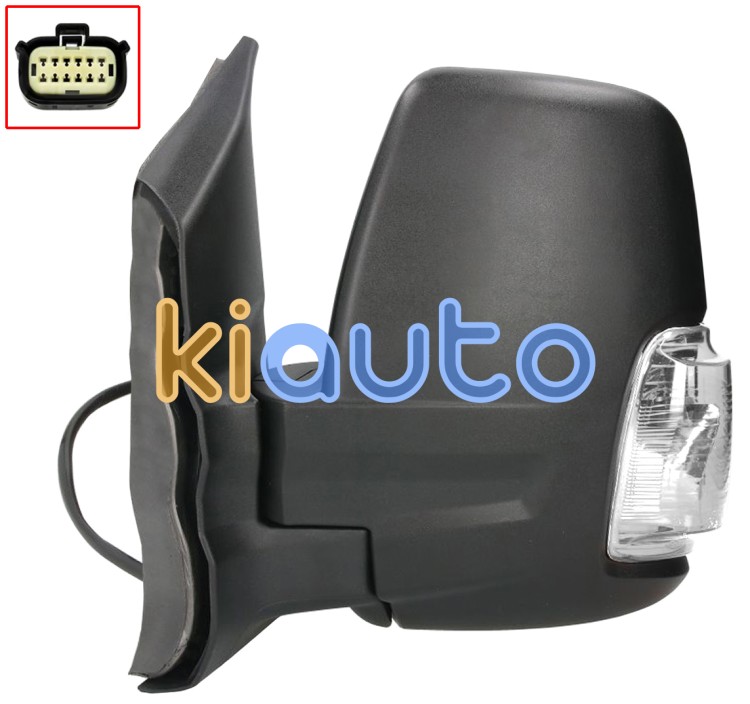 Espejo retrovisor ford transit 2019-> brazo corto / electrico / termico / abatible electricamente / piloto intermitente blanco (wy5w) / izquierdo OE 2366803