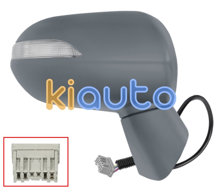 Espejo retrovisor honda jazz 2004-2008 electrico / termico / piloto intermitente / abatible electricamente / imprimado / derecho OE 76200SAAG61ZG / 76200-SAA-G61ZG